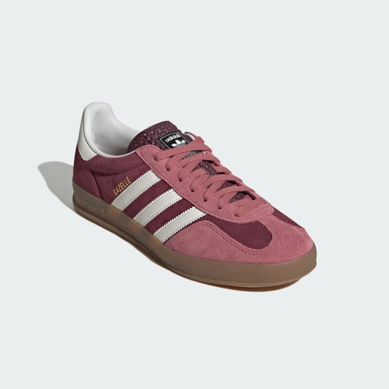 adidas Gazelle Indoor Maroon White IF9647 Grailify